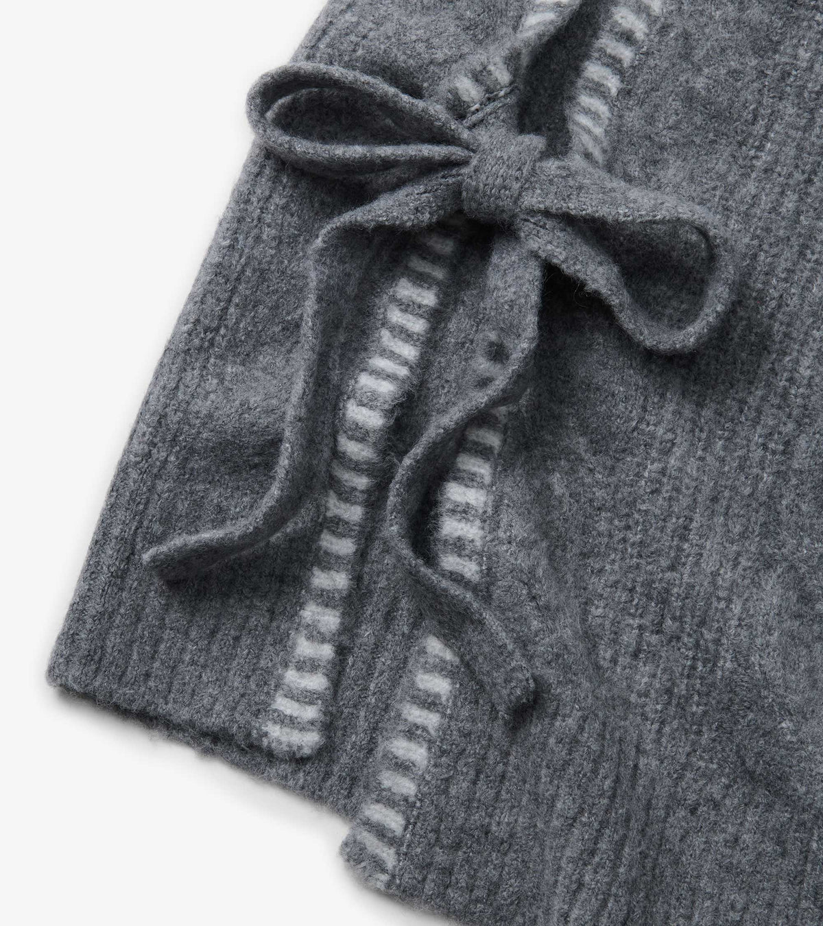 Hatley Side-Tie Sweater Vest - Charcoal Melange