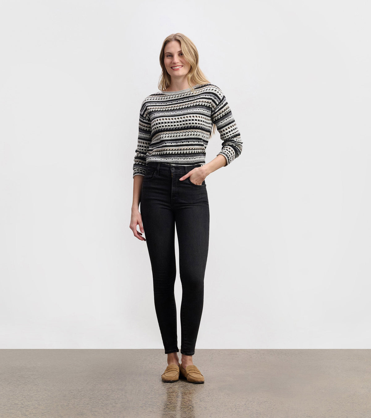 Hatley Hannah Sweater - Stone Grey