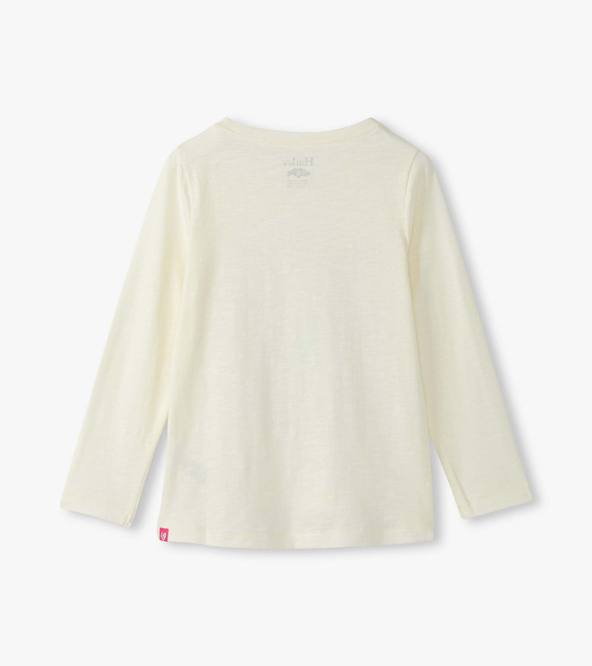 Hatley Girls Feathers Long Sleeve Graphic Tee