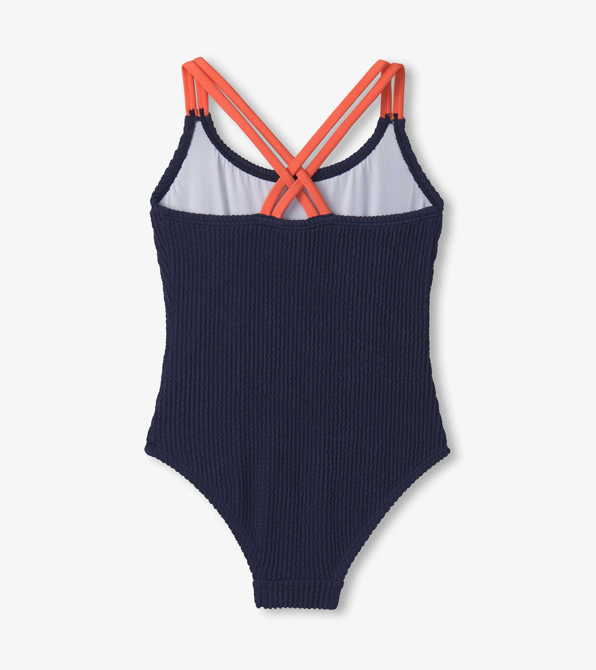 Hatley Girls Patriot Blue Cross Strap Swimsuit