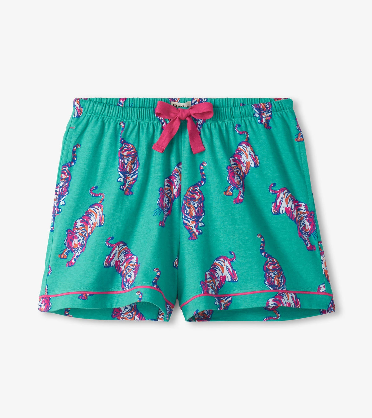 Hatley Women's Fierce Tigers Short Pajama Set