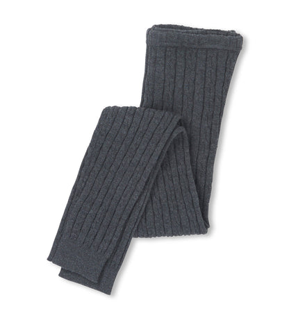 Hatley Girls Charcoal Cable Knit Tights