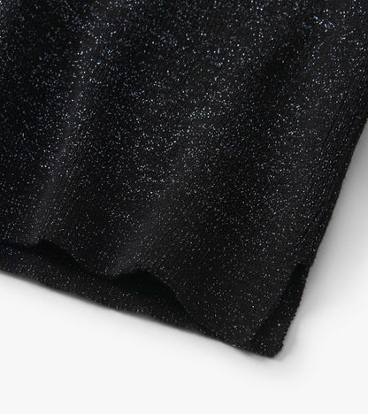 Hatley Girls Black Glitter Turtleneck