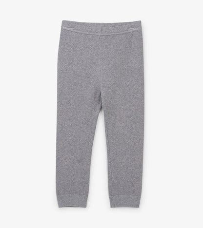 Hatley Baby Silver Glitter Cable Knit Leggings