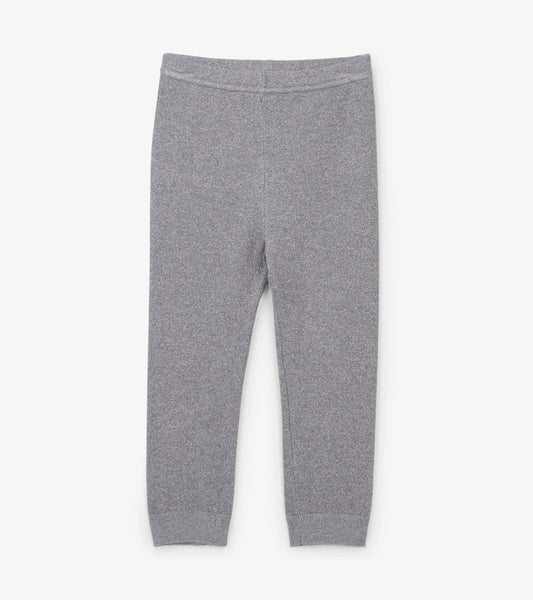 Hatley Baby Silver Glitter Cable Knit Leggings