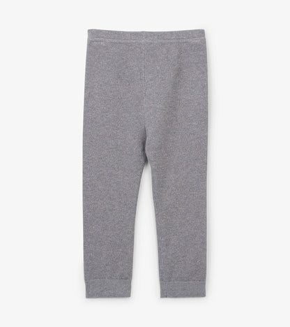 Hatley Baby Silver Glitter Cable Knit Leggings