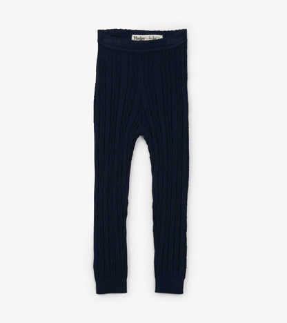Hatley Baby Navy Cable Knit Leggings