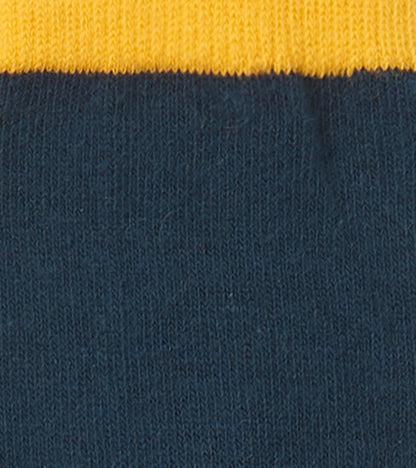 Hatley Kids Navy & Yellow Crew Socks