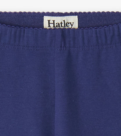 Hatley Girls Navy Leggings