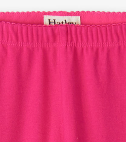 Hatley Girls Pink Leggings