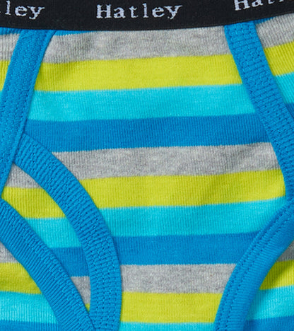 Hatley Boys Stripes 3 Pack Classic Briefs