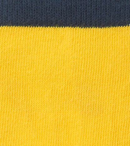 Hatley Kids Yellow & Navy Crew Socks