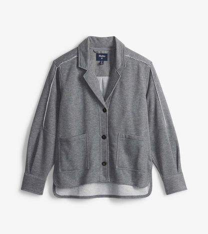 Hatley Emily Relaxed Blazer - Charcoal Melange