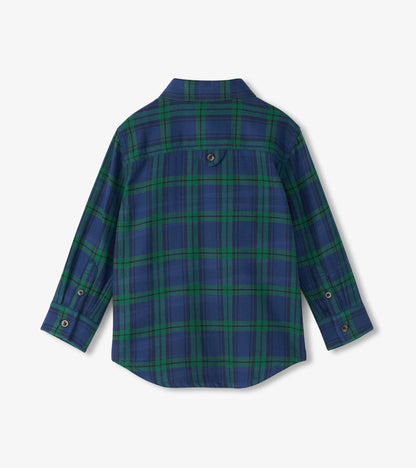 Hatley Boys Blackwatch Plaid Button Down Shirt