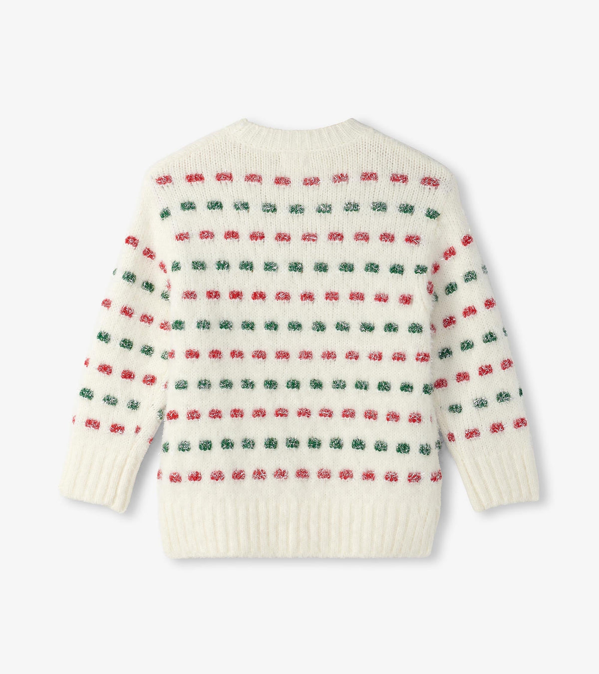 Hatley Girls Holiday Basket Weave Sweater
