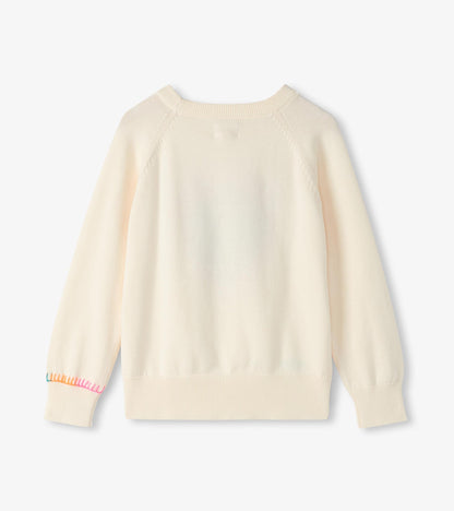 Hatley Girls Layered Hearts Sweater