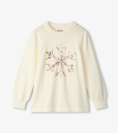 Hatley Girls Snowflake Pullover Sweater