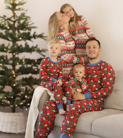 Hatley Boys Elk Plaid Pajama Set
