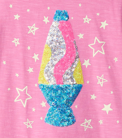 Hatley Girls Lava Lamp Long Sleeve Graphic Tee