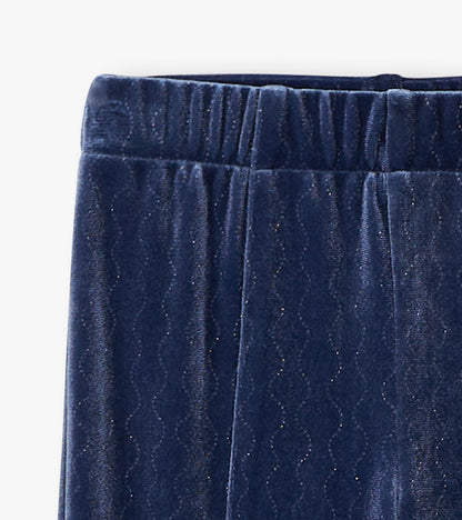 Hatley Girls Sparkle Wave Stretchy Flared Pants