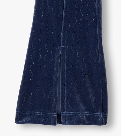 Hatley Girls Sparkle Wave Stretchy Flared Pants