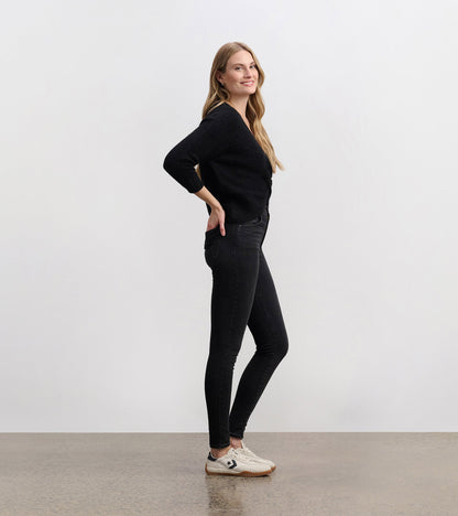 Hatley Cross Over Sweater - Black