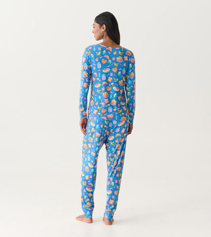 Hatley Women's Breakfast Bamboo Pajama Set