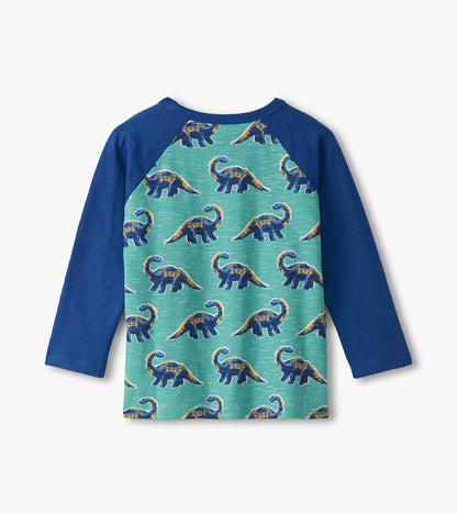 Hatley Baby & Toddler Boys Dino Glow Raglan Lounge Set