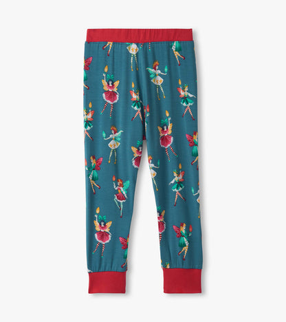 Hatley Girls Bright Fairies Bamboo Pajama Set