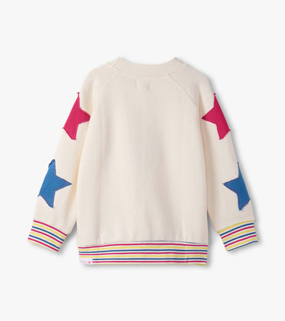 Hatley Girls Star Slouchy Pullover