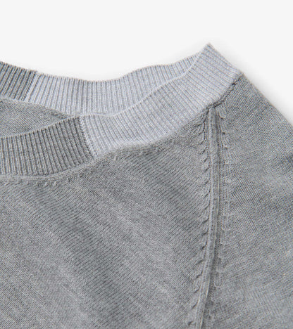 Hatley Cary V-Neck Sweater - Charcoal Melange
