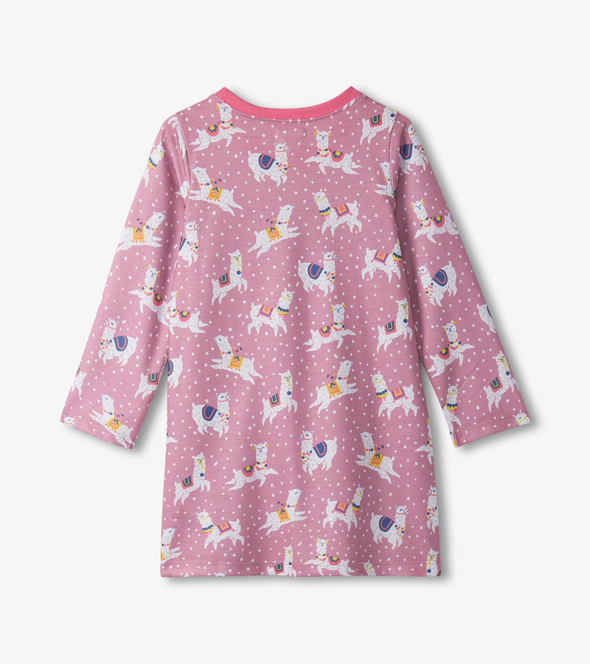 Hatley Girls Dancing Alpacas Long Sleeve Nightdress