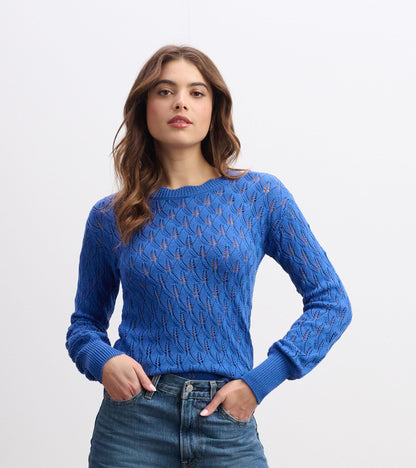 Hatley Iris Sweater - Denim Blue