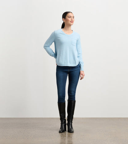 Hatley Jessie Sweater - Denim Melange