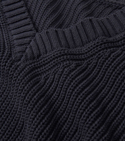 Hatley V-Neck Slouchy Sweater - Faded Grey