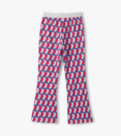 Hatley Girls Graphic Hearts Fun Waist Flare Pants
