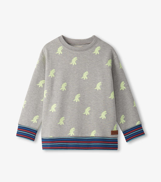 Hatley Boys Monster Glow in the Dark Pullover Sweatshirt
