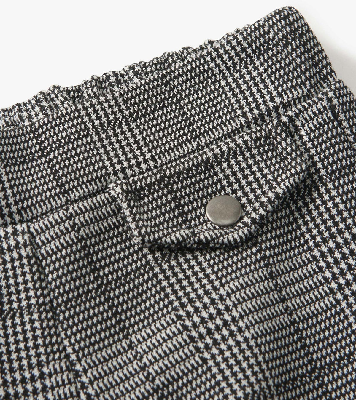 Hatley Girls Houndstooth Plaid Wide Leg Pants