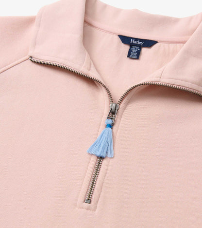 Hatley Mock Neck Pullover - Pink