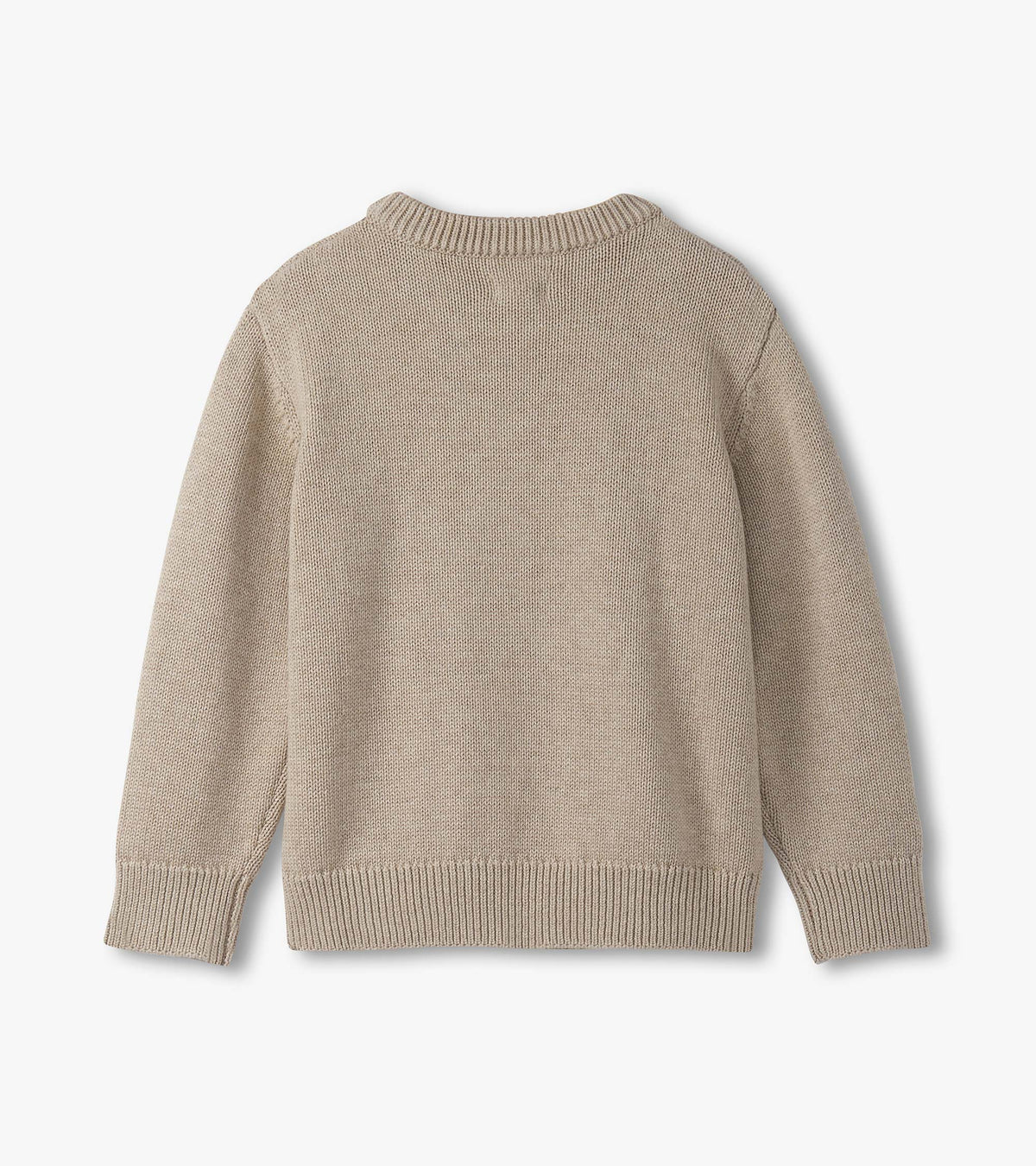 Hatley Boys Oatmeal Bear Crew Neck Sweater