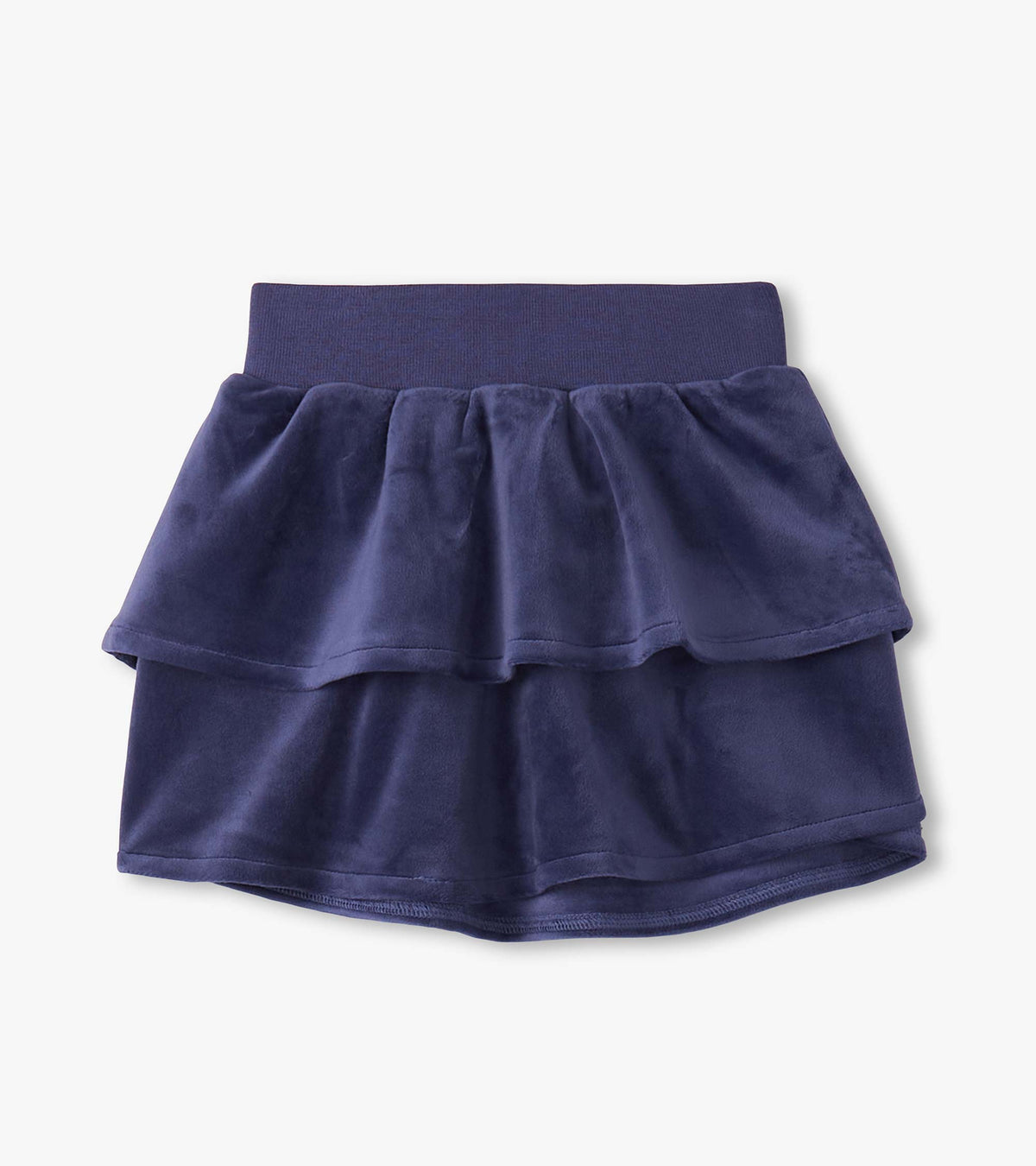 Hatley Girls Patriot Blue Velour Skirt