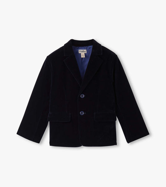 Hatley Boys Navy Velveteen Holiday Blazer