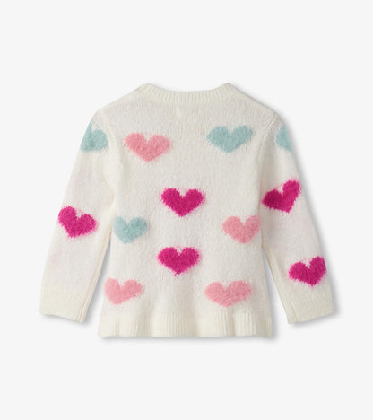 Hatley Baby & Toddler Girls Precious Hearts Pretty Sweater