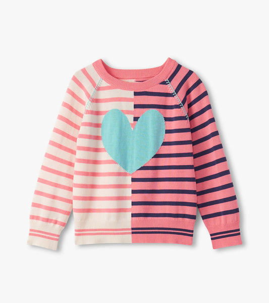 Hatley Girls Mixed Stripes Sweater