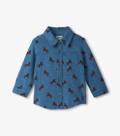 Hatley Baby & Toddler Boys Ranch Horses Button Down Shirt