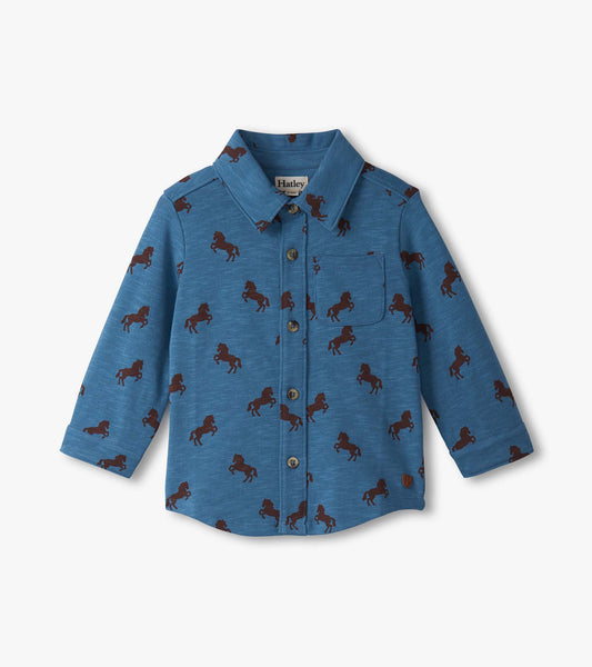 Hatley Baby & Toddler Boys Ranch Horses Button Down Shirt