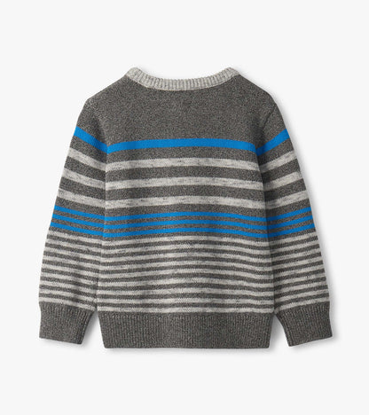 Hatley Boys Speckle Stripe Crew Neck Sweater