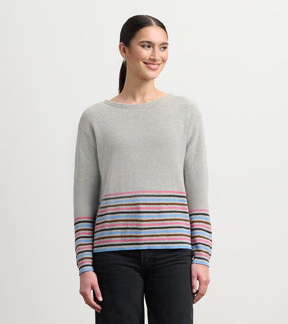Hatley Devon Sweater - Autumn Stripes