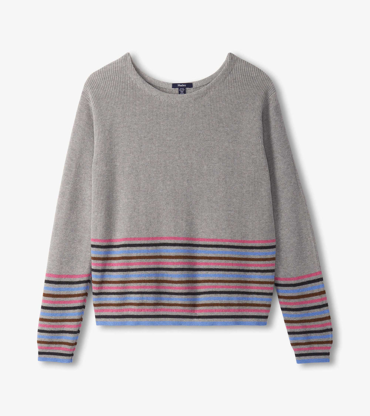Hatley Devon Sweater - Autumn Stripes