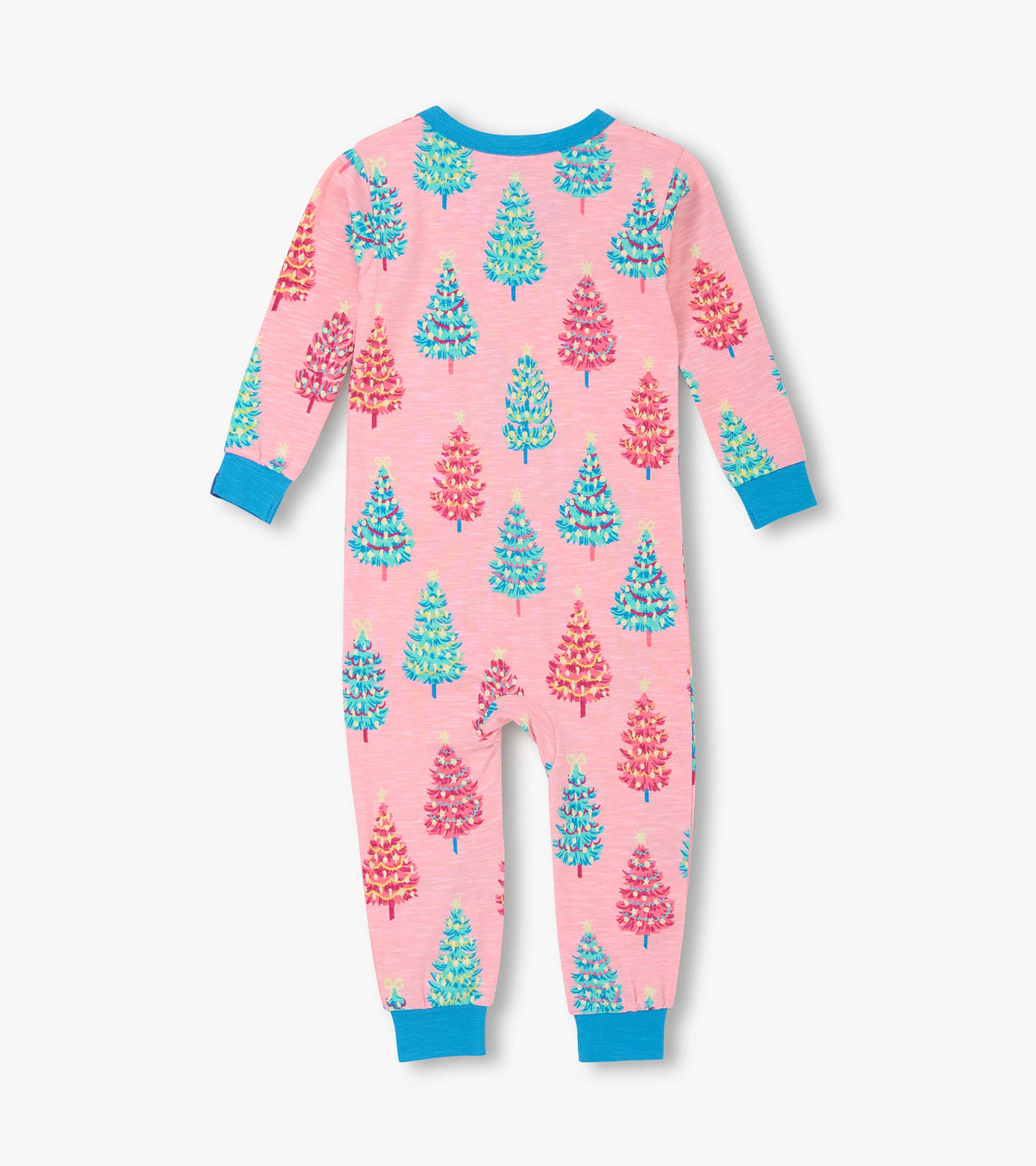 Hatley Baby Girls Pink Bottle Brush Trees Glow in the Dark Cotton Sleeper